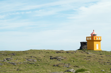 Leuchtturm in Island