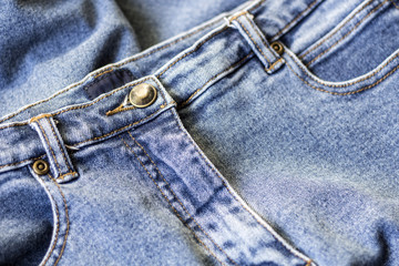 blue jeans close up