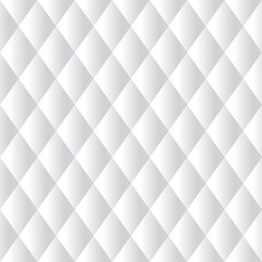Seamless White Diamond Padded Panel Diagonal