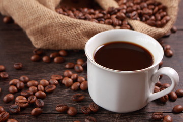 Fresh Roasted Coffee Beans Background