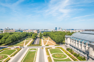 View of Brussels city