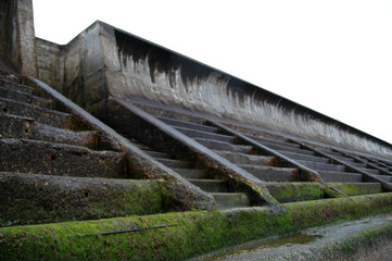 Sea defences in Cullen, Scotland