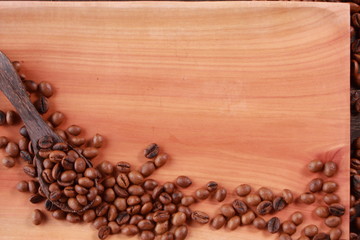 Fresh Roasted Coffee Beans Background