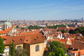 Fototapeta na wymiar Prague roof tops