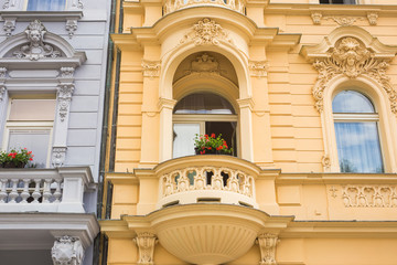 Fototapeta premium balcony with flower pot