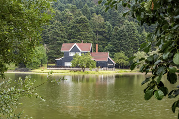 Obraz premium Türkiye Bolu Gölcük milli parkı 