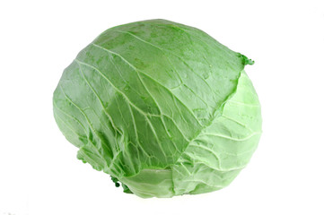 close up on fresh cabbage