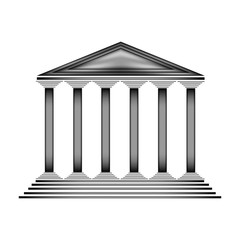 Obraz premium Bank sign icon.