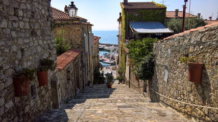 The village of Scario in Italy