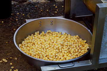 making popcorn a caramel coated in market