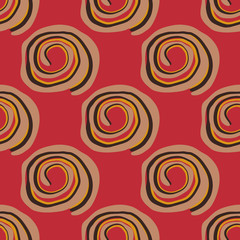 Colored abstract seamless pattern