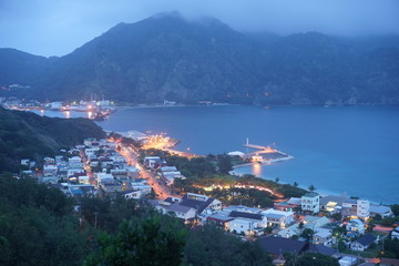 小笠原諸島・父島「大村地区」の夜景   ogasawara	