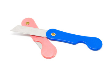 Pencil sharpener on white background.