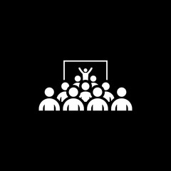 Training Icon. Flat Design.