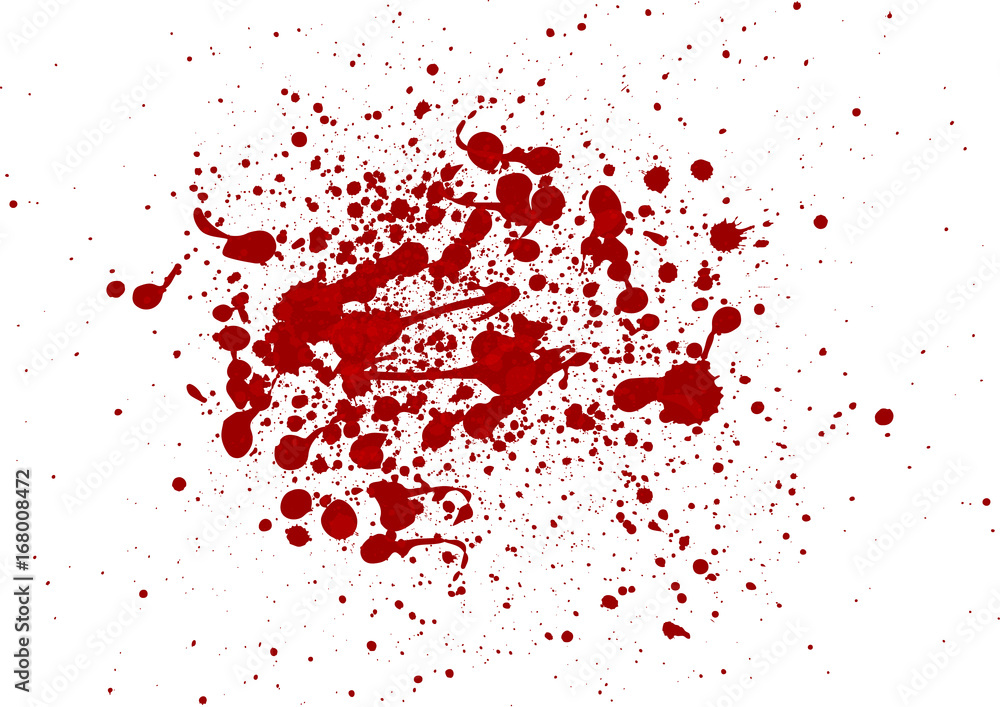 Aufkleber abstract vector splatter red color background. illustration vector design
