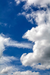 Obraz premium clouds white beauty and sky blue.