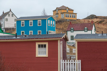 Colourful Houses Trinity Newfoundland