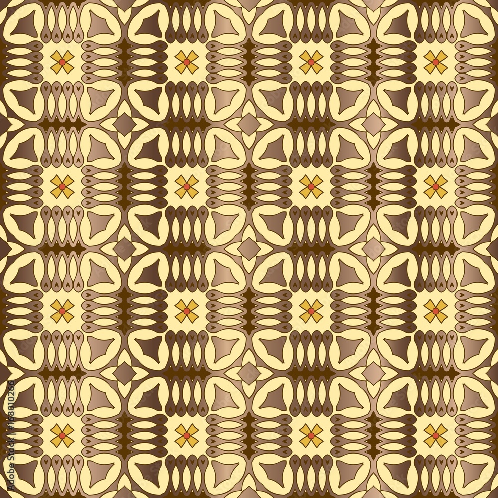 Poster vector illustration background of abstract seamless pattern geometric wavy form repeating sample fig