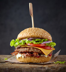 fresh tasty burger