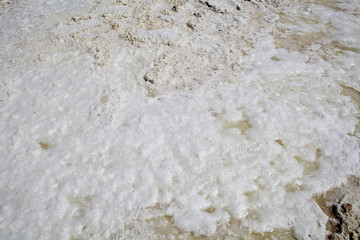 Salt surface crust