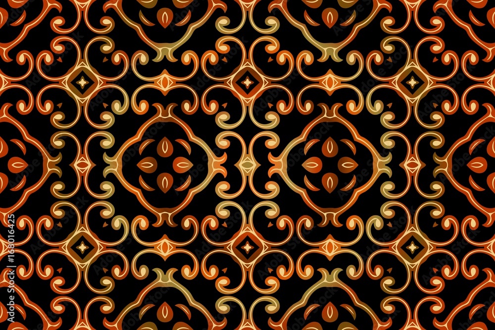 Poster geometric color seamless pattern. vector repeating texture, line art. abstract background.