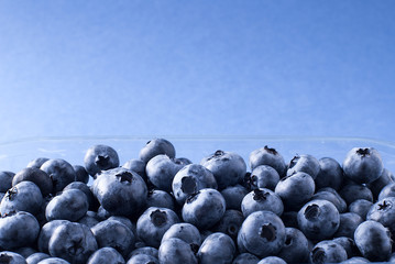 Background of blueberries, with place for text