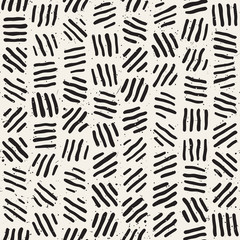 Seamless freehand pattern. Vector abstract rough lines background. Hand drawn strokes.