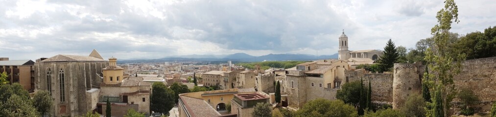 Stare miasto. Girona. Hiszpania