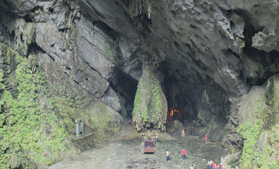 Parfüm Pagode Huong Tich Höhle im vietnamesisch Chua Huong, Hanoi