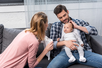 parents with baby boy