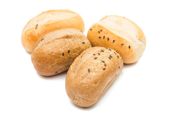 French buns isolated