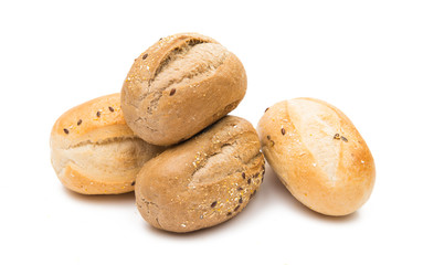 French buns isolated