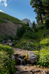 Fototapeta na wymiar Stunning beauty of the mountains of the Northwest Caucasus
