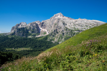 Majestic mountain landscapes of the Caucasian reserve