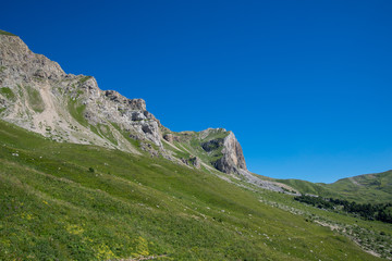 Majestic mountain landscapes of the Caucasian reserve