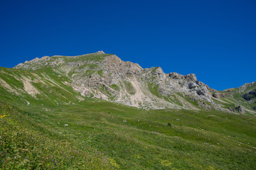 Majestic mountain landscapes of the Caucasian reserve