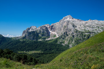 Obraz premium Majestic mountain landscapes of the Caucasian reserve