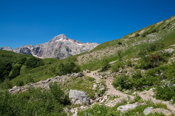 Majestic mountain landscapes of the Caucasian reserve