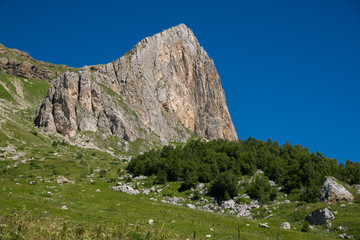 Majestic mountain landscapes of the Caucasian reserve