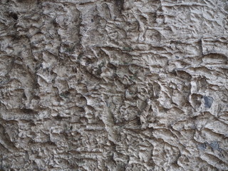 Grungy grainy texture stucco plaster abstract art grey cement wall, close up