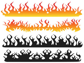 Fire flame background