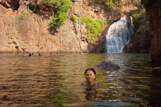 Florence Falls In Litchfield NP In Australien