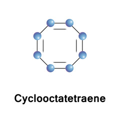 Cyclooctatetraene is an unsaturated derivative of cyclooctane, with the formula C8H8. It is also known as annulene
