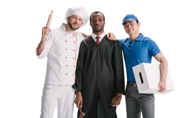 judge, chef and courier