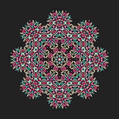 Vector elements for design template. Ornate decor for invitations, greeting cards, certificate, labels, badges, tags.