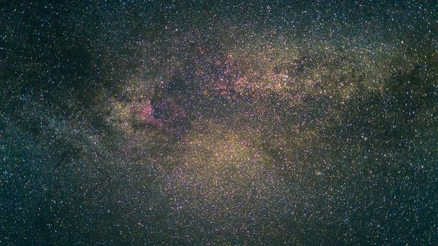The night sky against the meteor shower. no clouds, time lapse
