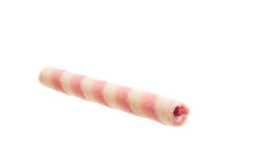 Sweet wafel sticks isolated