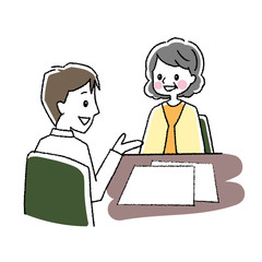 シニア女性　相談
