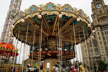 Carousel, attractions in city