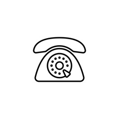phone icon on white background